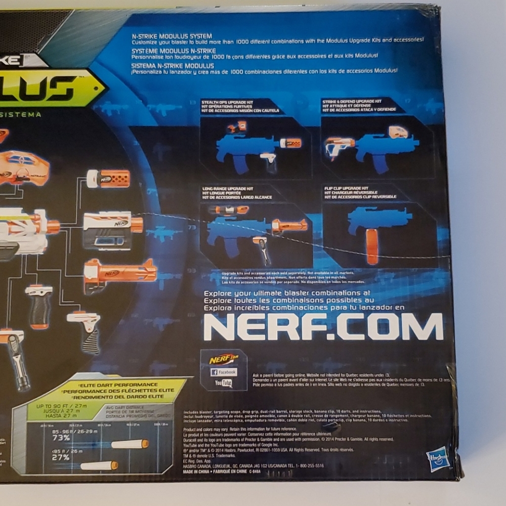 NEW/SEALED - Nerf N-Strike Modulus ECS-10 Blaster - Picture 7 of 13